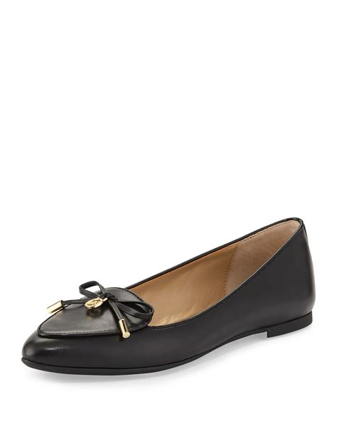 michael kors black ballet flats|Michael Kors black flat boots.